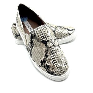 Steve Madden Safary Snakeskin Print Slip-On